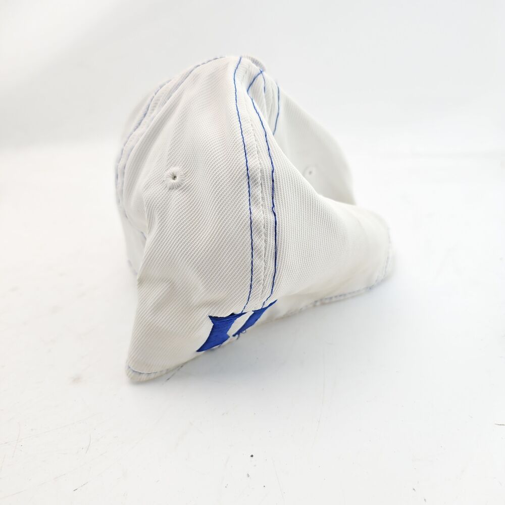 Blue Devils Baseball Cap Fitted Os Fm White Blue - Picture 3 of 5